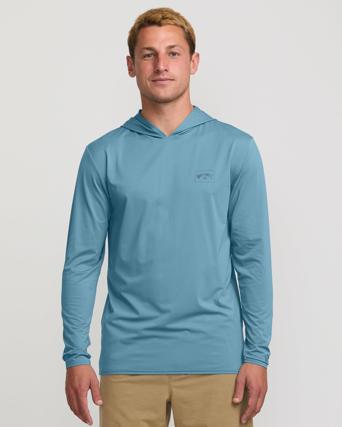 Arch Mesh Long Sleeve Hooded Surf Tee - Bay Blue | Billabong