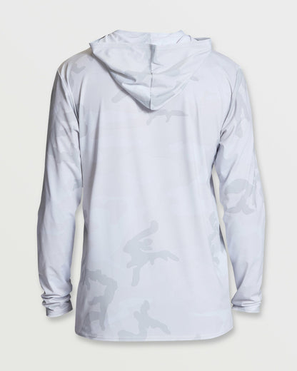 Arch Mesh Long Sleeve Hooded Surf Tee - White Camo | Billabong