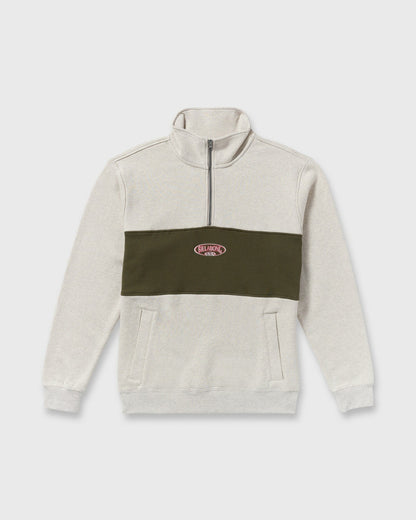 Bad Dog 3/4 Zip Mockneck Sweatshirt - Sand Htr | Billabong