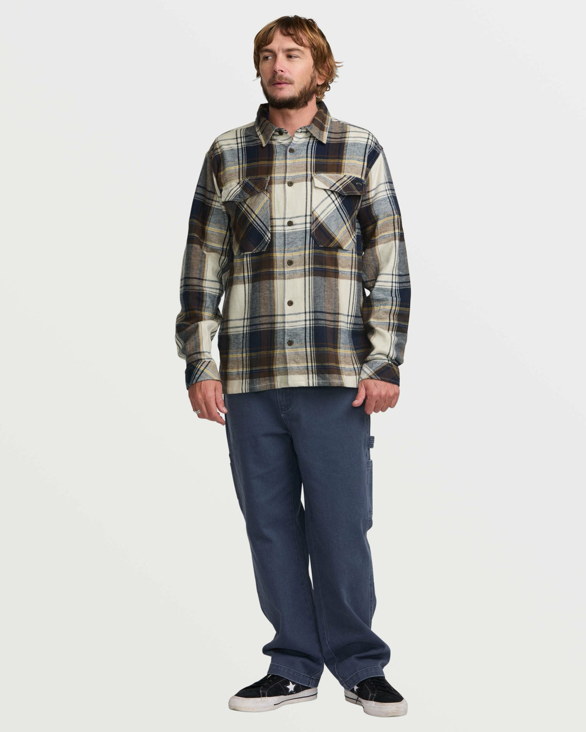 Bad Dog Flannel Shirt - Silver | Billabong