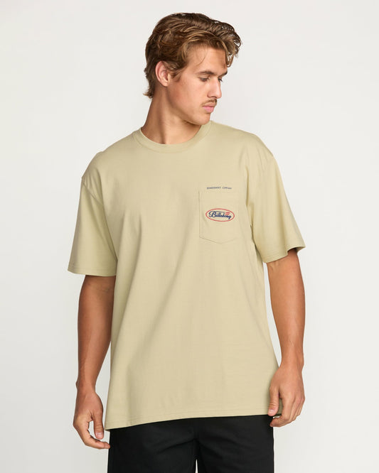 Bad Dog Pocket Regular Tee - Desert | Billabong