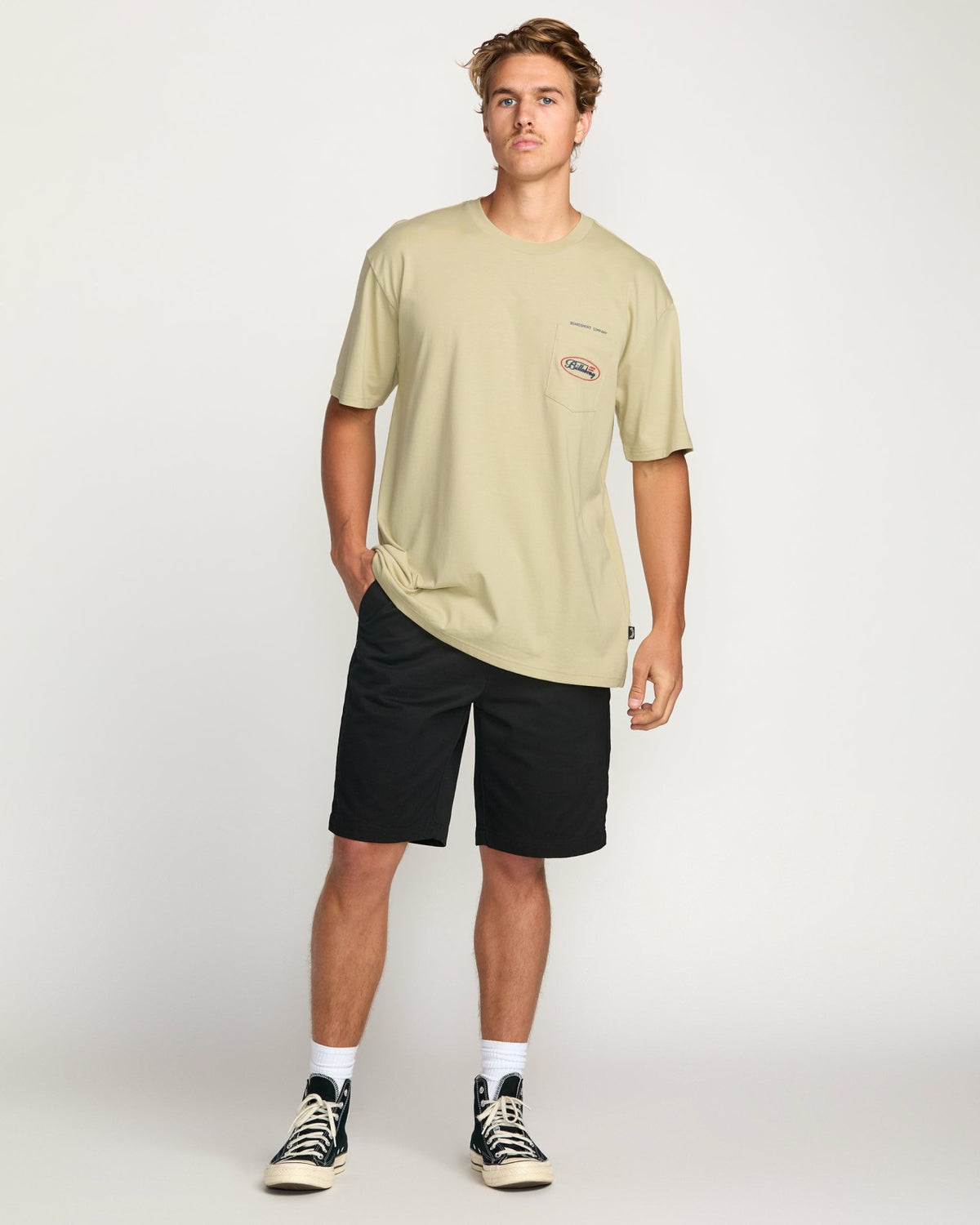 Bad Dog Pocket Regular Tee - Desert | Billabong