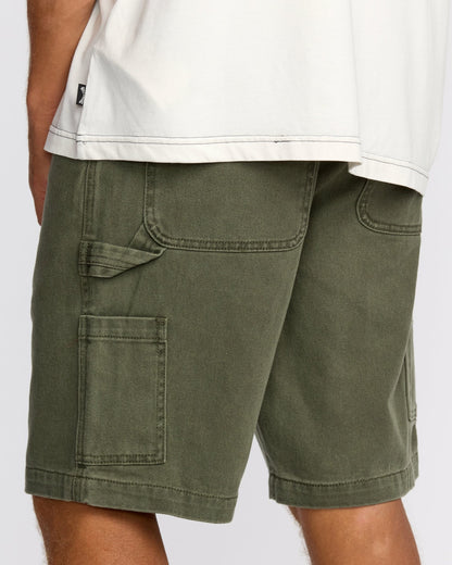 Bad Dog 21" Workwear Shorts - Dark Military | Billabong