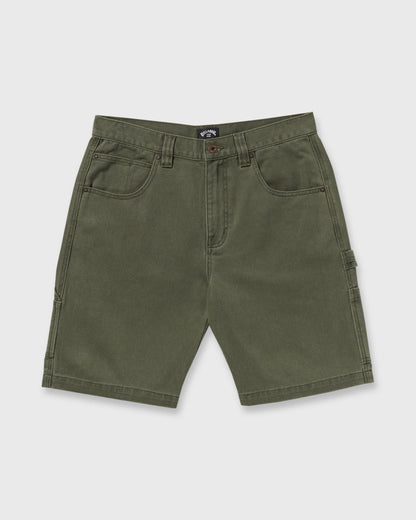 Bad Dog 21" Workwear Shorts - Dark Military | Billabong