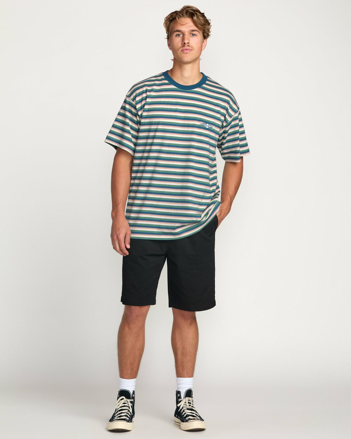 Baxter Tee - Deep Blue | Billabong