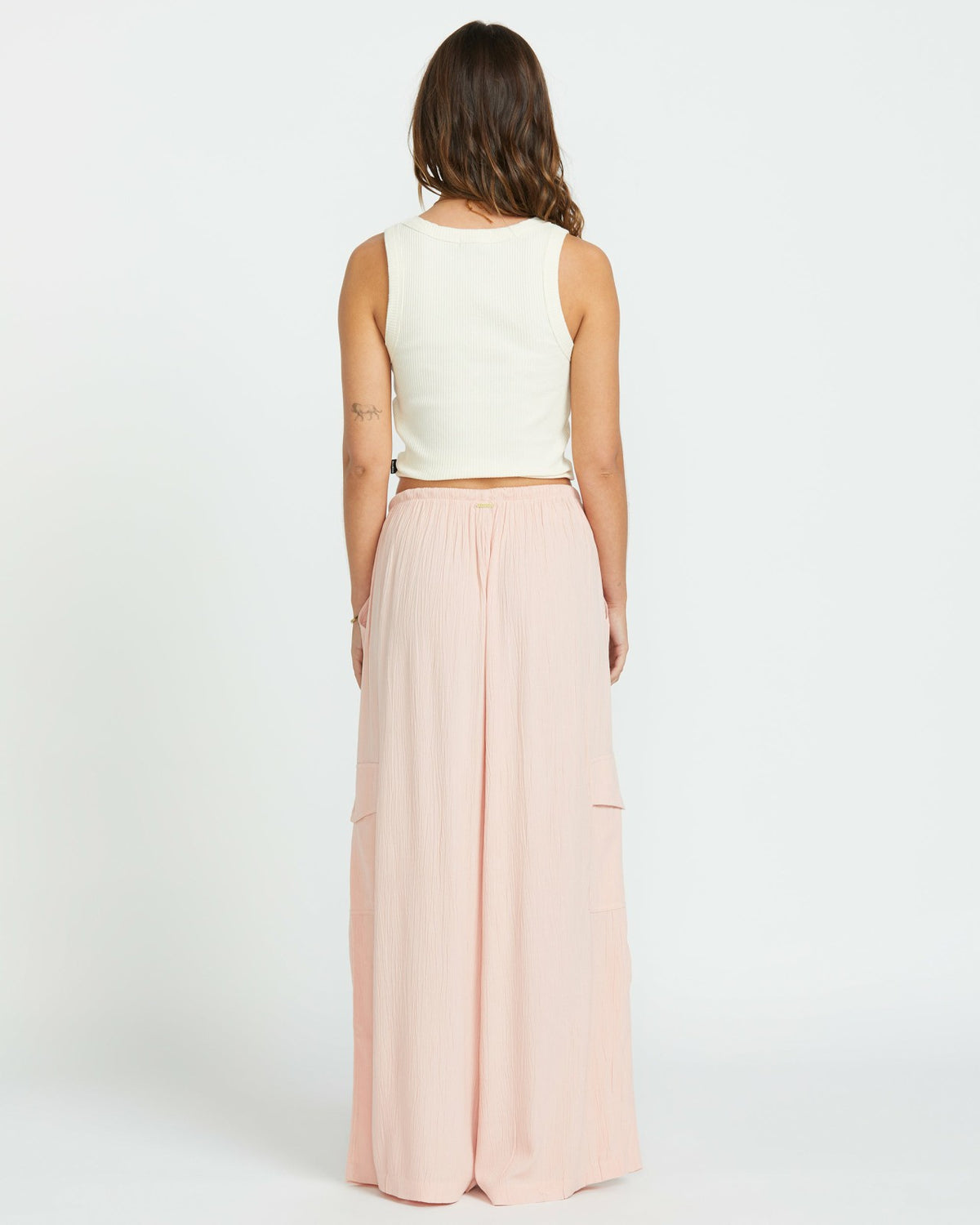 Beach Babe Cargo Elastic Waist Pants - Dusty Peach | Billabong