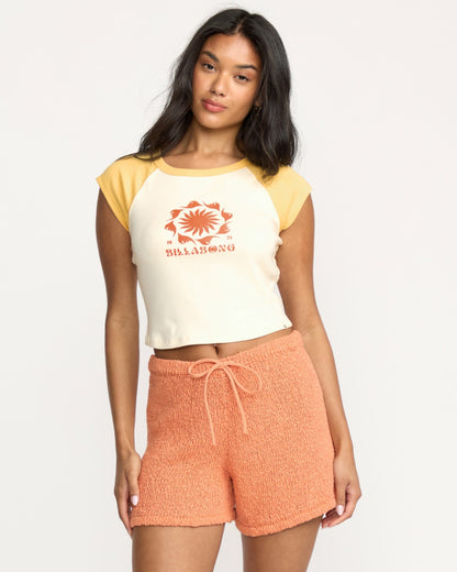 Beach Club Babe Short Sleeve T-Shirt - Butter | Billabong