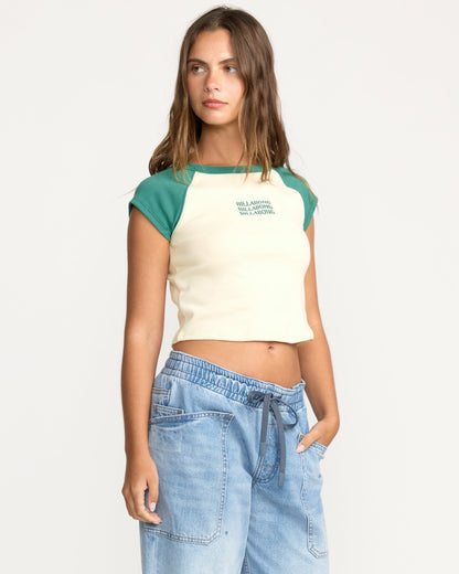 Beach Club Babe Short Sleeve T-Shirt - Evergreen | Billabong