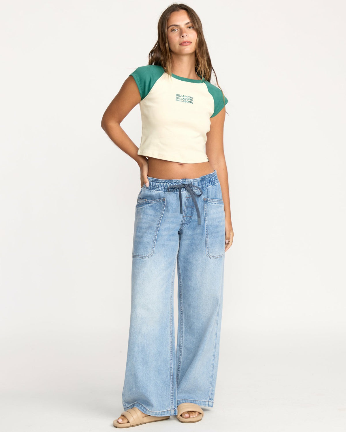 Beach Club Babe Short Sleeve T-Shirt - Evergreen | Billabong