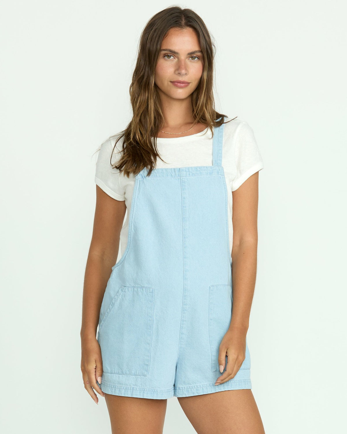 Beach Crush Denim Shortalls - Salt Blue | Billabong
