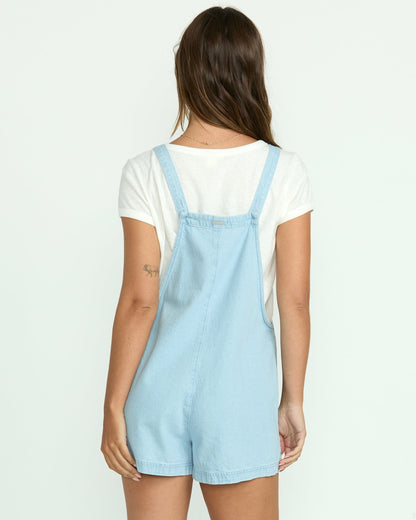 Beach Crush Denim Shortalls - Salt Blue | Billabong