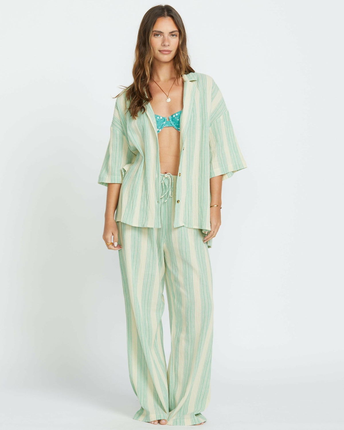 Beach Side Short Sleeve Shirt - Island Green | Billabong