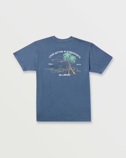Better Premium Wave Wash Tee - Deep Blue | Billabong