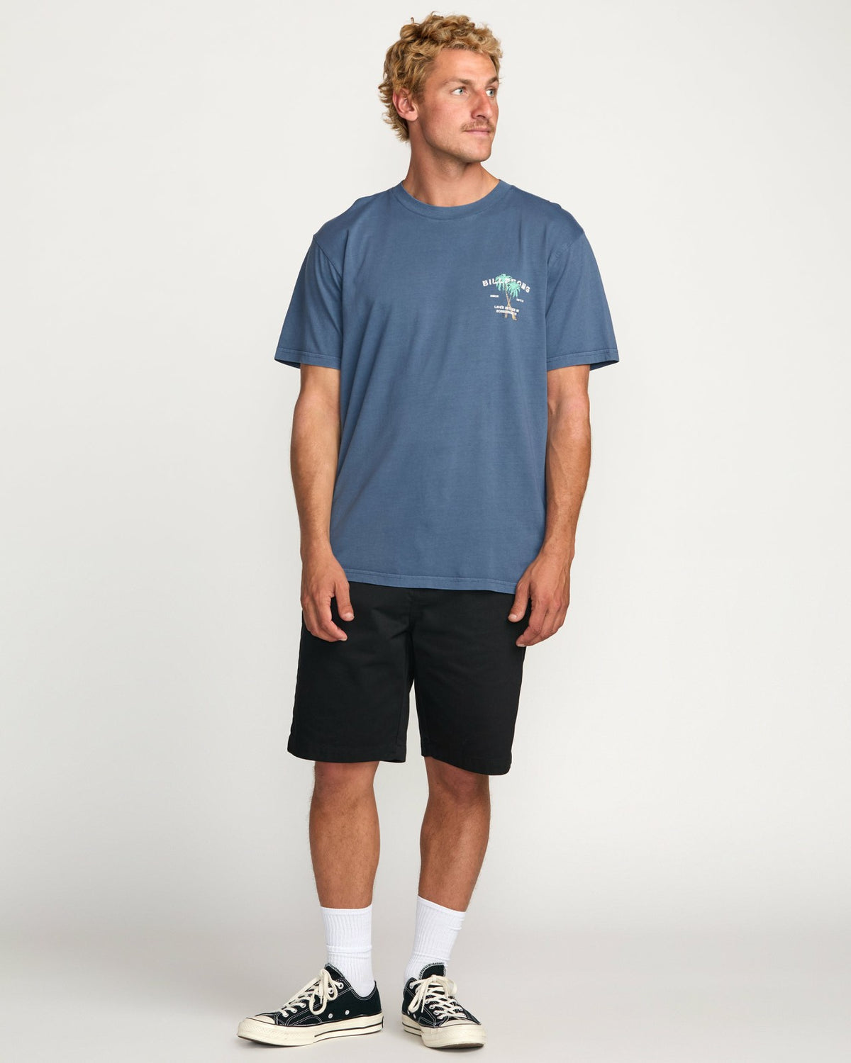 Better Premium Wave Wash Tee - Deep Blue | Billabong