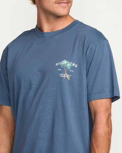 Better Premium Wave Wash Tee - Deep Blue | Billabong