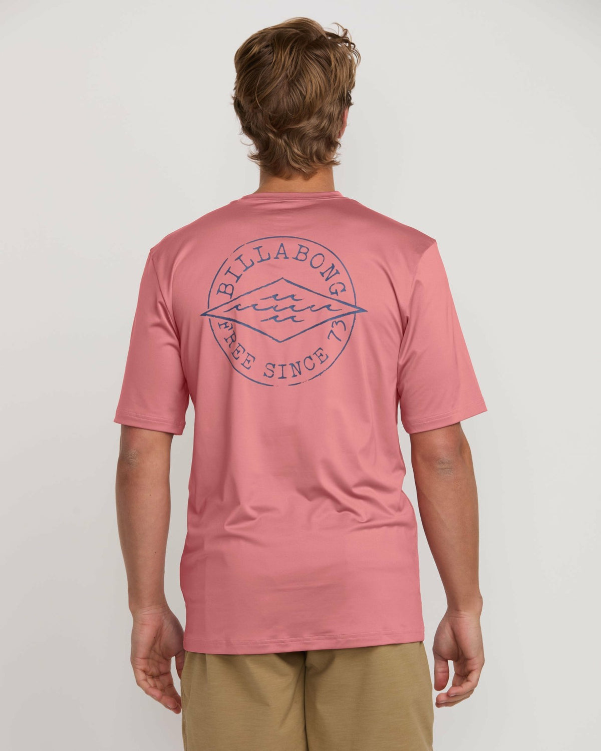 Big Dave Loose Fit Short Sleeve Surf Tee - Dusty Pink | Billabong
