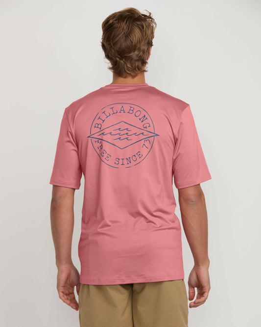 Big Dave Loose Fit Short Sleeve Surf Tee - Dusty Pink | Billabong