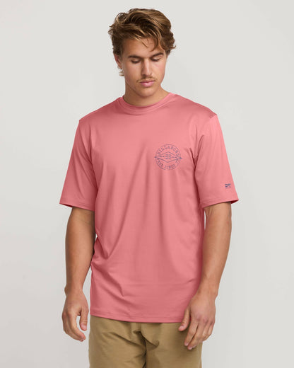Big Dave Loose Fit Short Sleeve Surf Tee - Dusty Pink | Billabong