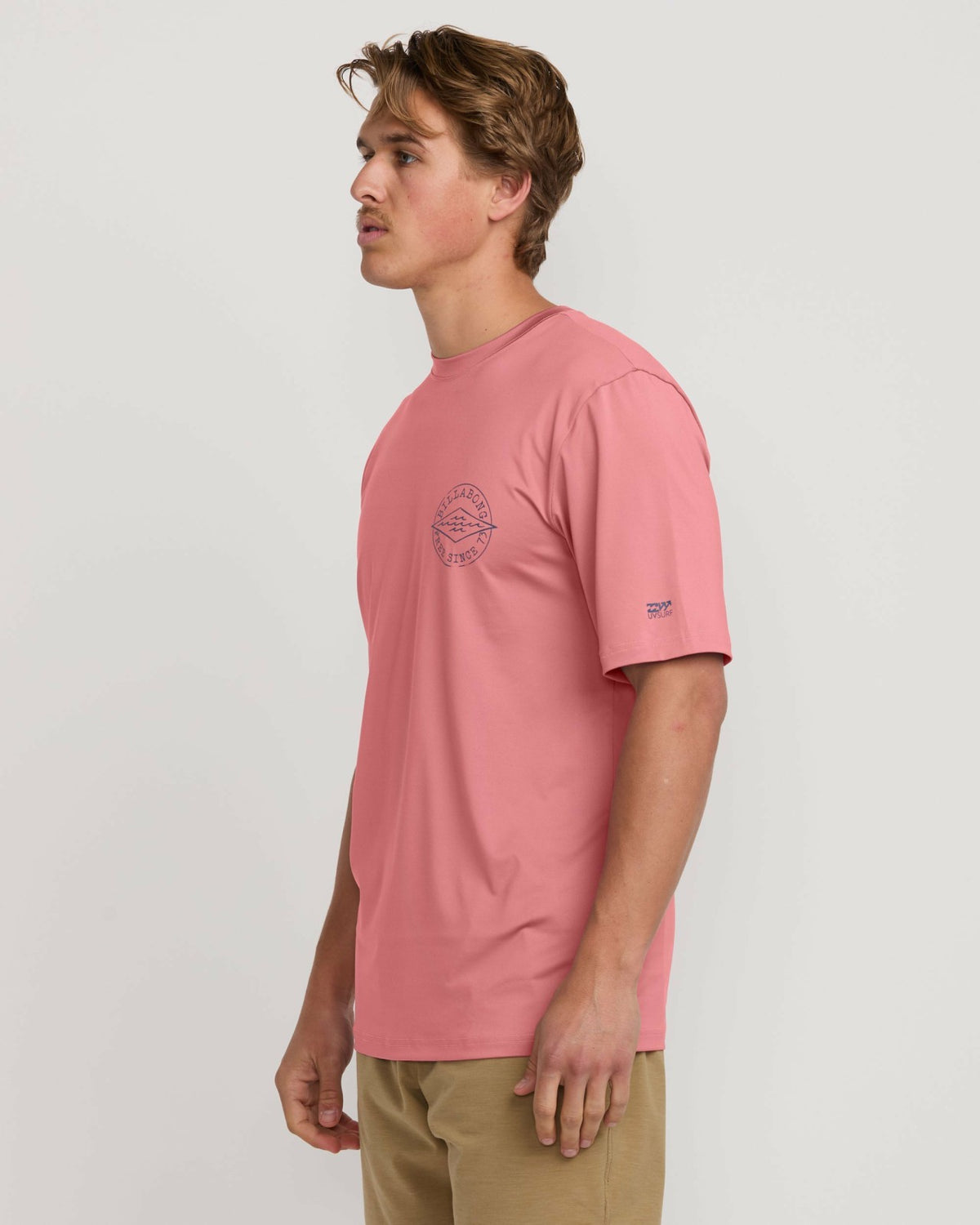 Big Dave Loose Fit Short Sleeve Surf Tee - Dusty Pink | Billabong