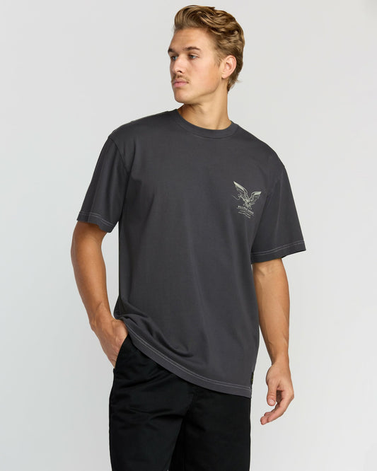 Bird Of Prey Garage OG Short Sleeve T-Shirt - Washed Black | Billabong