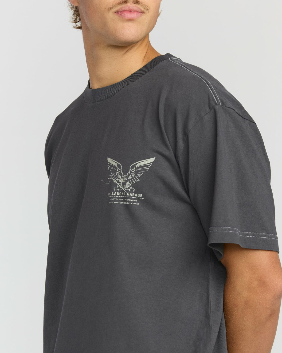 Bird Of Prey Garage OG Short Sleeve T-Shirt - Washed Black | Billabong