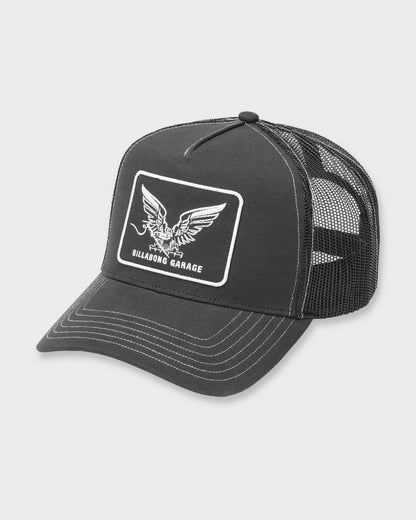Bird Of Prey Garage Trucker Hat - Black | Billabong