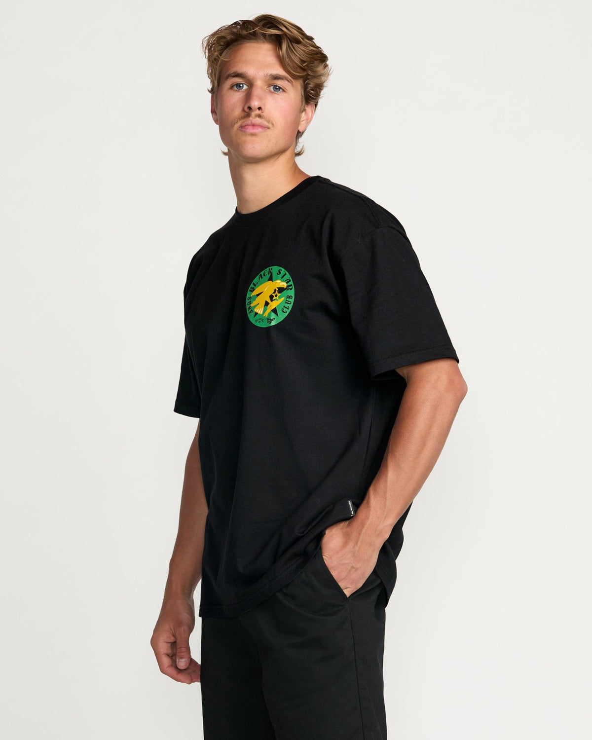 Billabong x Mami Wata Black Star Regular Tee - Black | Billabong