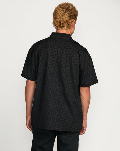 Billabong x Mami Wata Black Star Surf Club Short Sleeve Polo Shirt - B | Billabong
