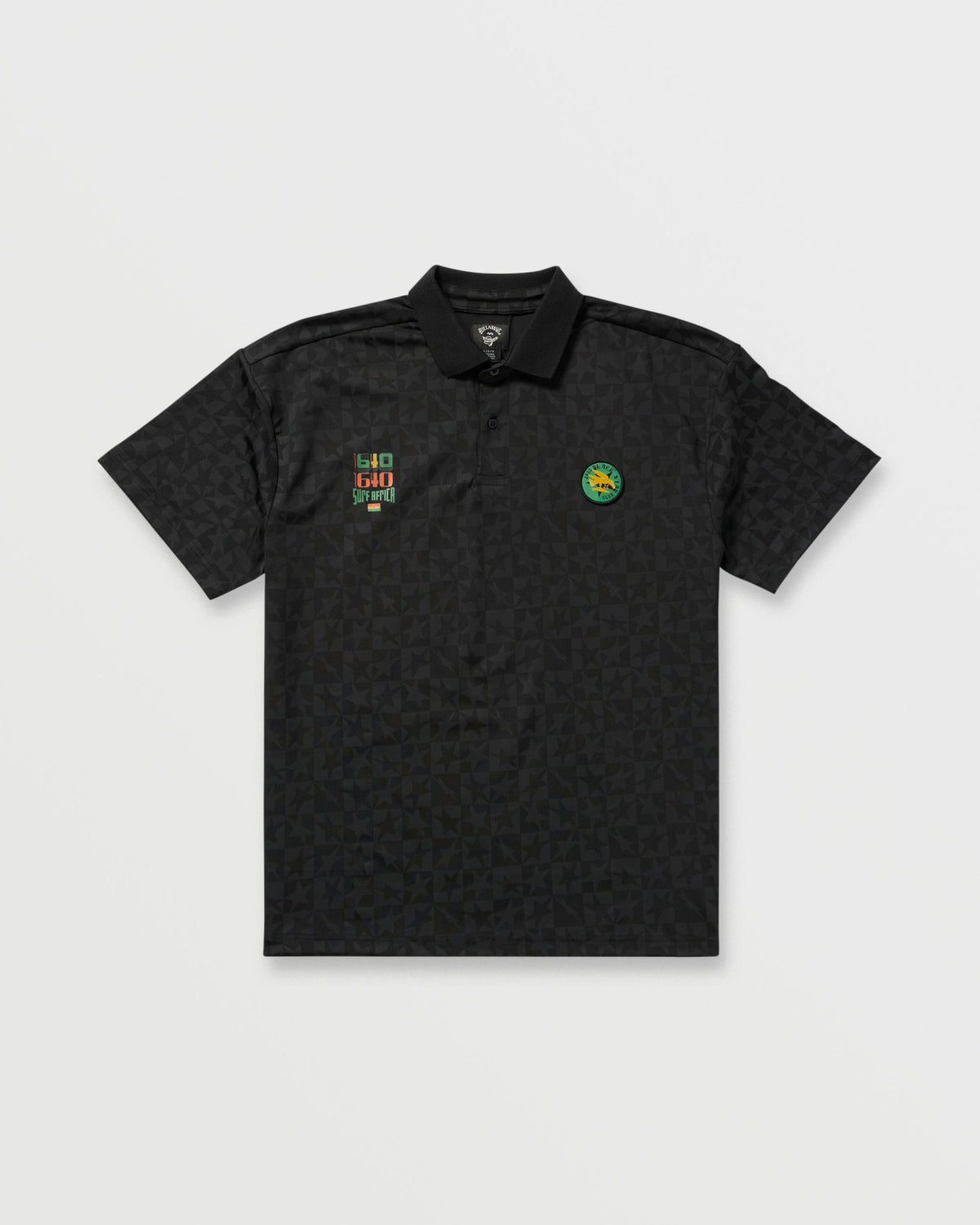 Billabong x Mami Wata Black Star Surf Club Short Sleeve Polo Shirt - B | Billabong