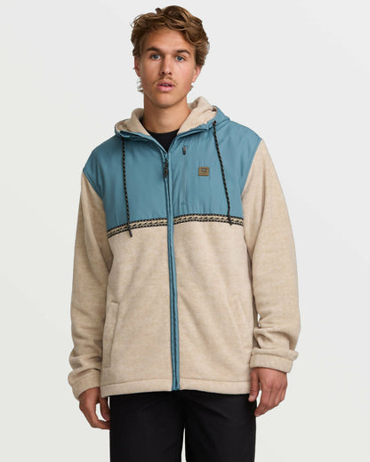 Boundary Lite Zip Sweatshirt - Bleached Sand | Billabong