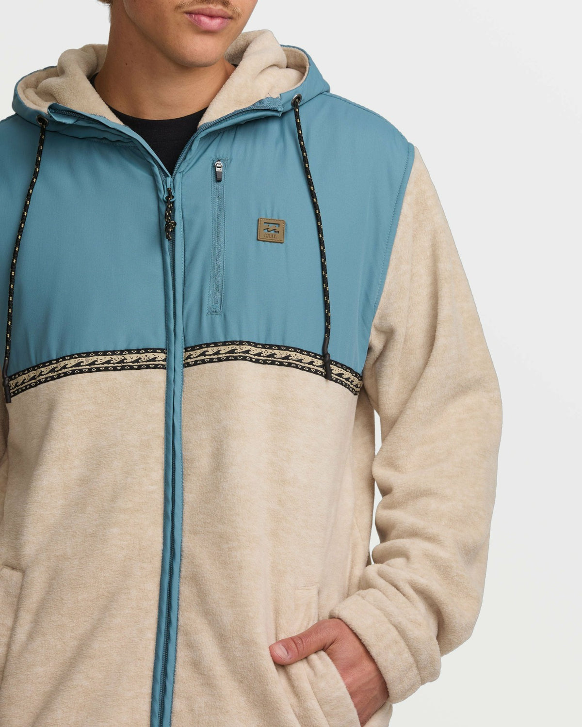 Boundary Lite Zip Sweatshirt - Bleached Sand | Billabong