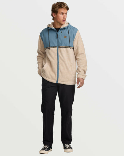 Boundary Lite Zip Sweatshirt - Bleached Sand | Billabong
