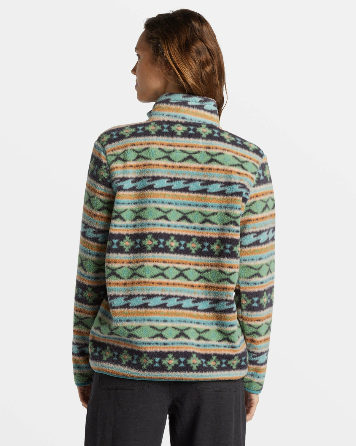 A/Div Boundary Mock 3 Half-Zip Pullover Sweatshirt - Salty Sage | Billabong