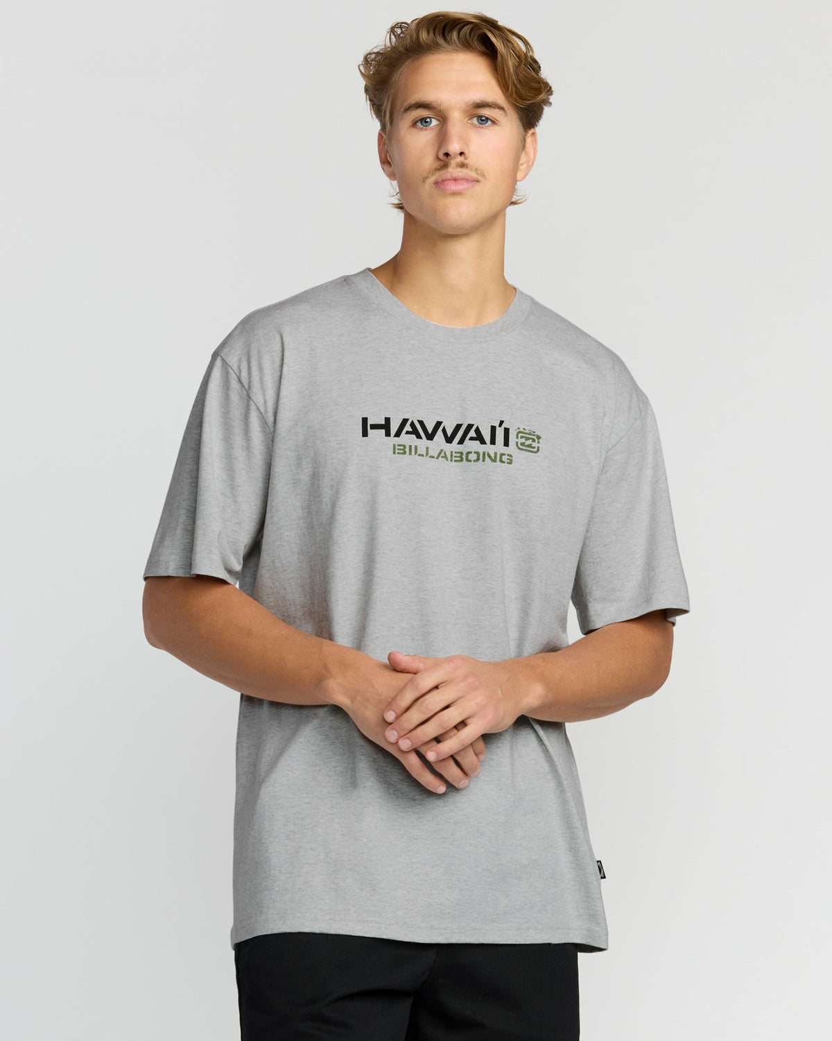 Bracket Hi Regular Short Sleeve T-Shirt - Heather Grey | Billabong