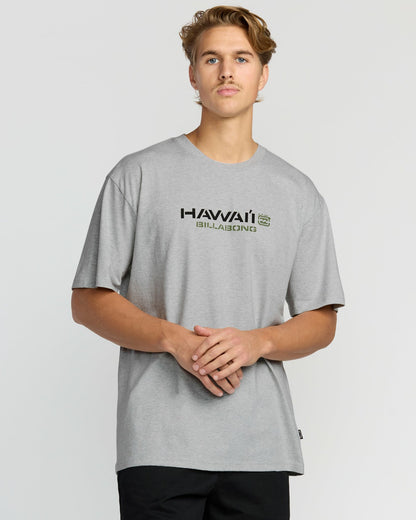 Bracket Hi Regular Short Sleeve T-Shirt - Heather Grey | Billabong