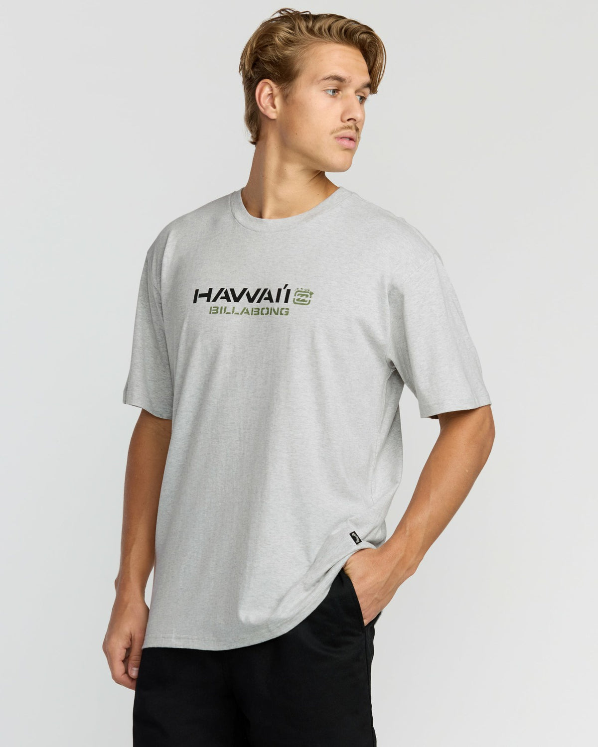 Bracket Hi Regular Short Sleeve T-Shirt - Heather Grey | Billabong