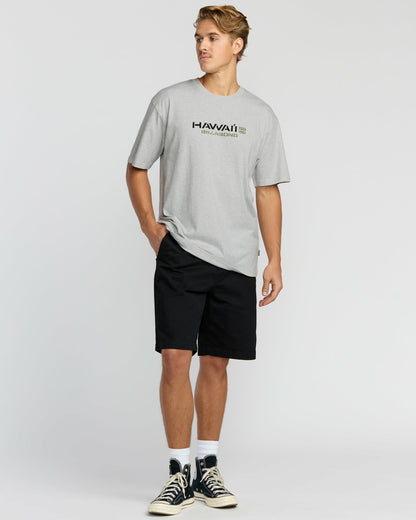 Bracket Hi Regular Short Sleeve T-Shirt - Heather Grey | Billabong