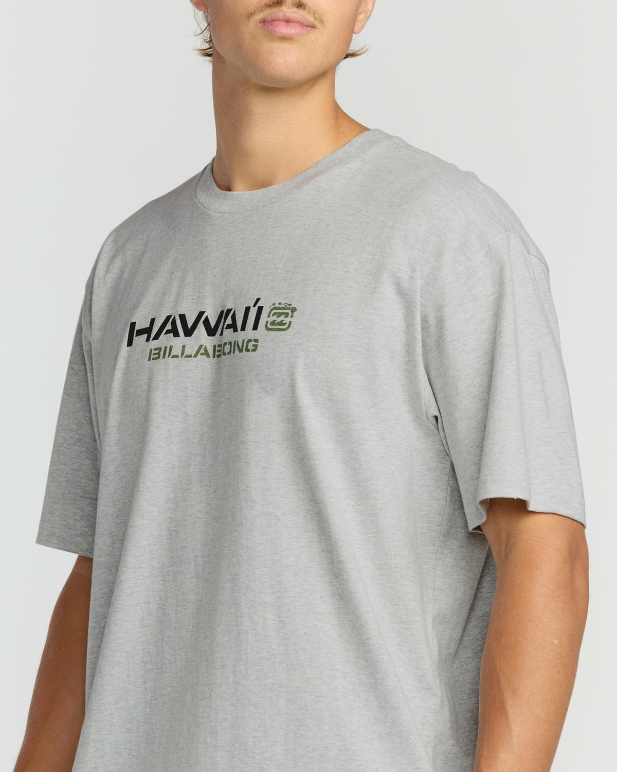 Bracket Hi Regular Short Sleeve T-Shirt - Heather Grey | Billabong