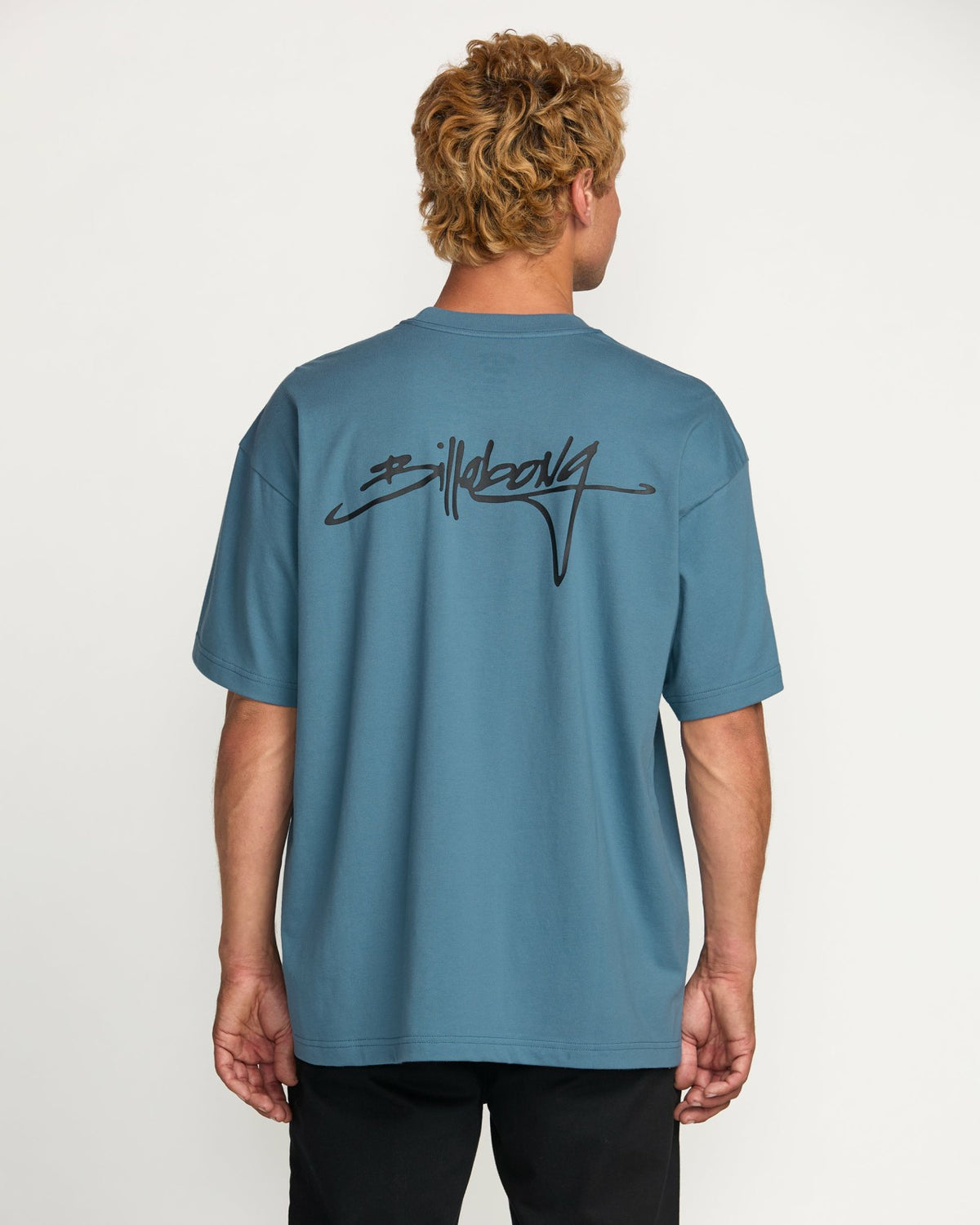 Bracket Script OG Tee - Carolina Blue | Billabong