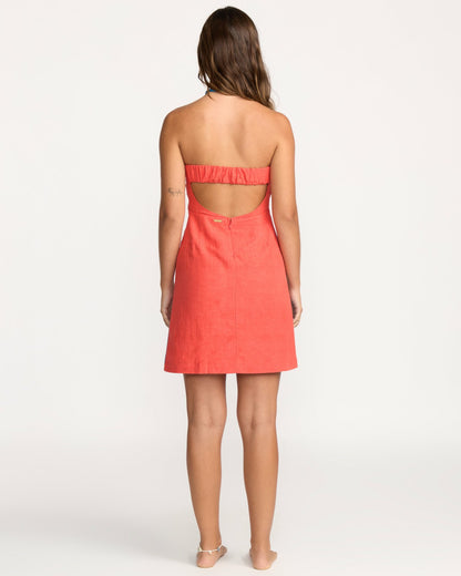 Bright Bloom Placket Dress - Hibiscus | Billabong