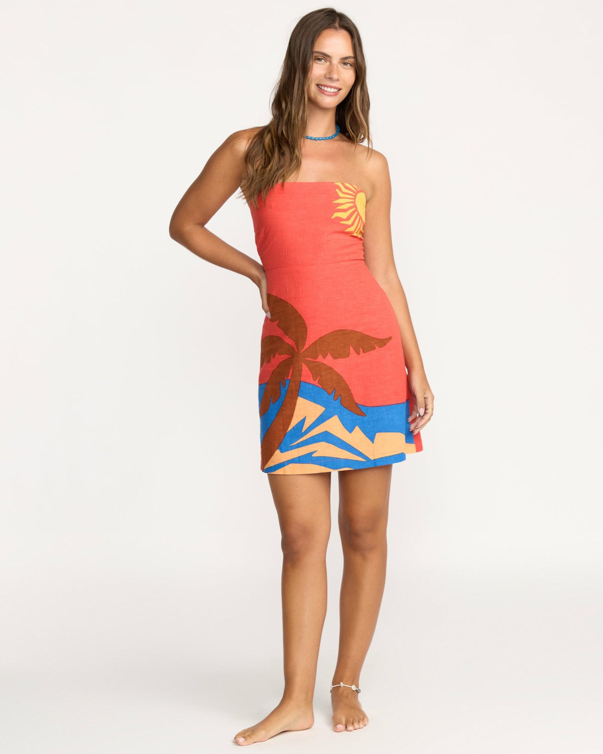 Bright Bloom Placket Dress - Hibiscus | Billabong
