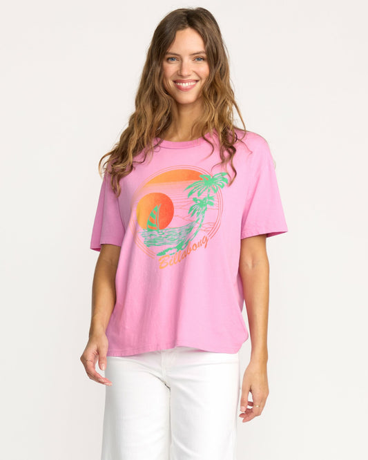 Bright New Day Tee - Bright Rose | Billabong