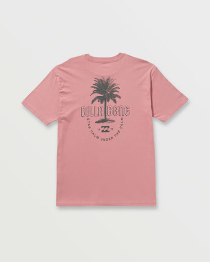 Calm Palm Premium Tee - Dusty Pink | Billabong