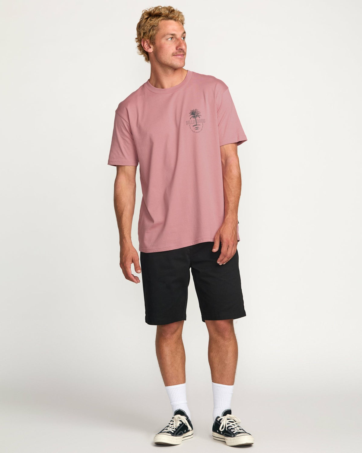 Calm Palm Premium Tee - Dusty Pink | Billabong