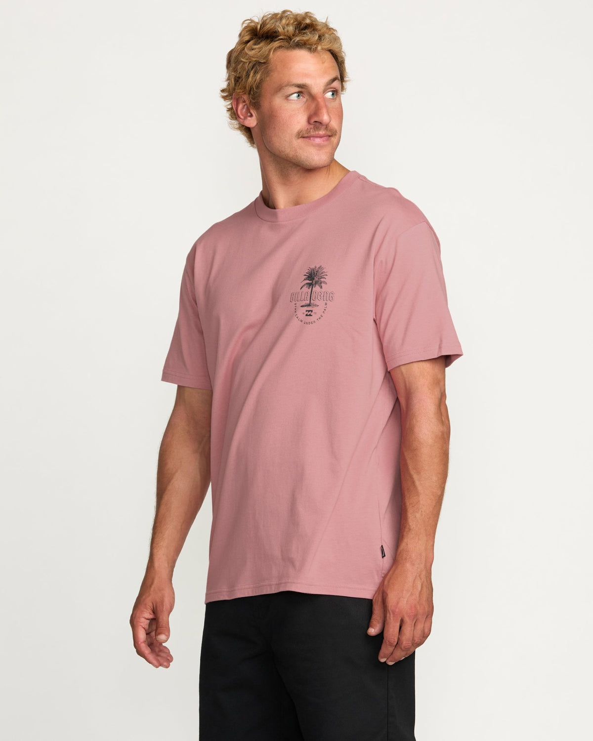 Calm Palm Premium Tee - Dusty Pink | Billabong