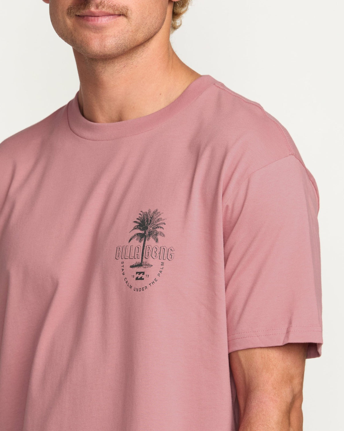 Calm Palm Premium Tee - Dusty Pink | Billabong