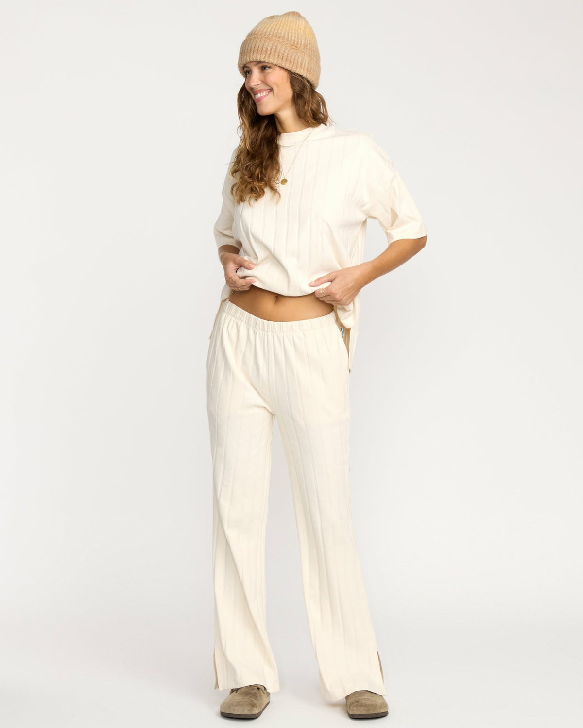 Cass Knit Pants - Whitecap | Billabong