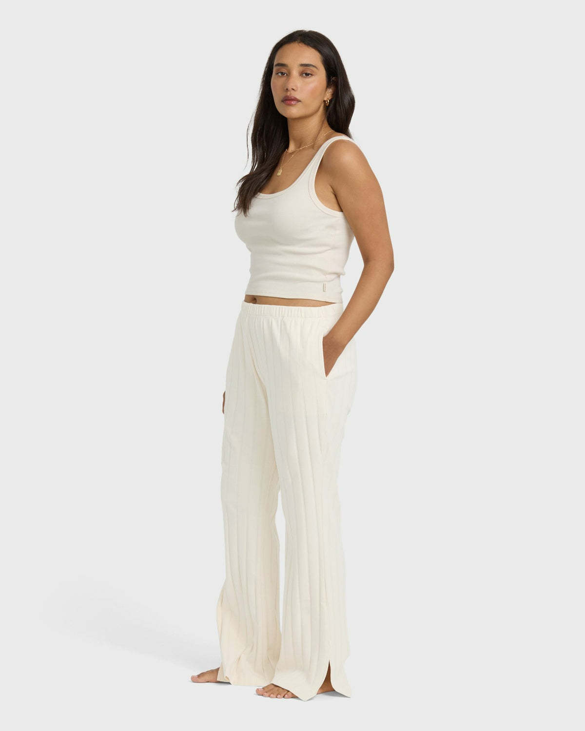 Cass Knit Pants - Whitecap | Billabong