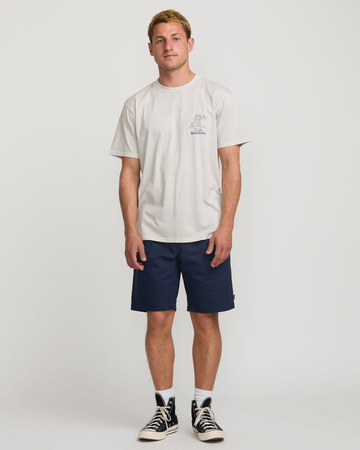 Catch One Premium Wave Wash Tee - Silver | Billabong