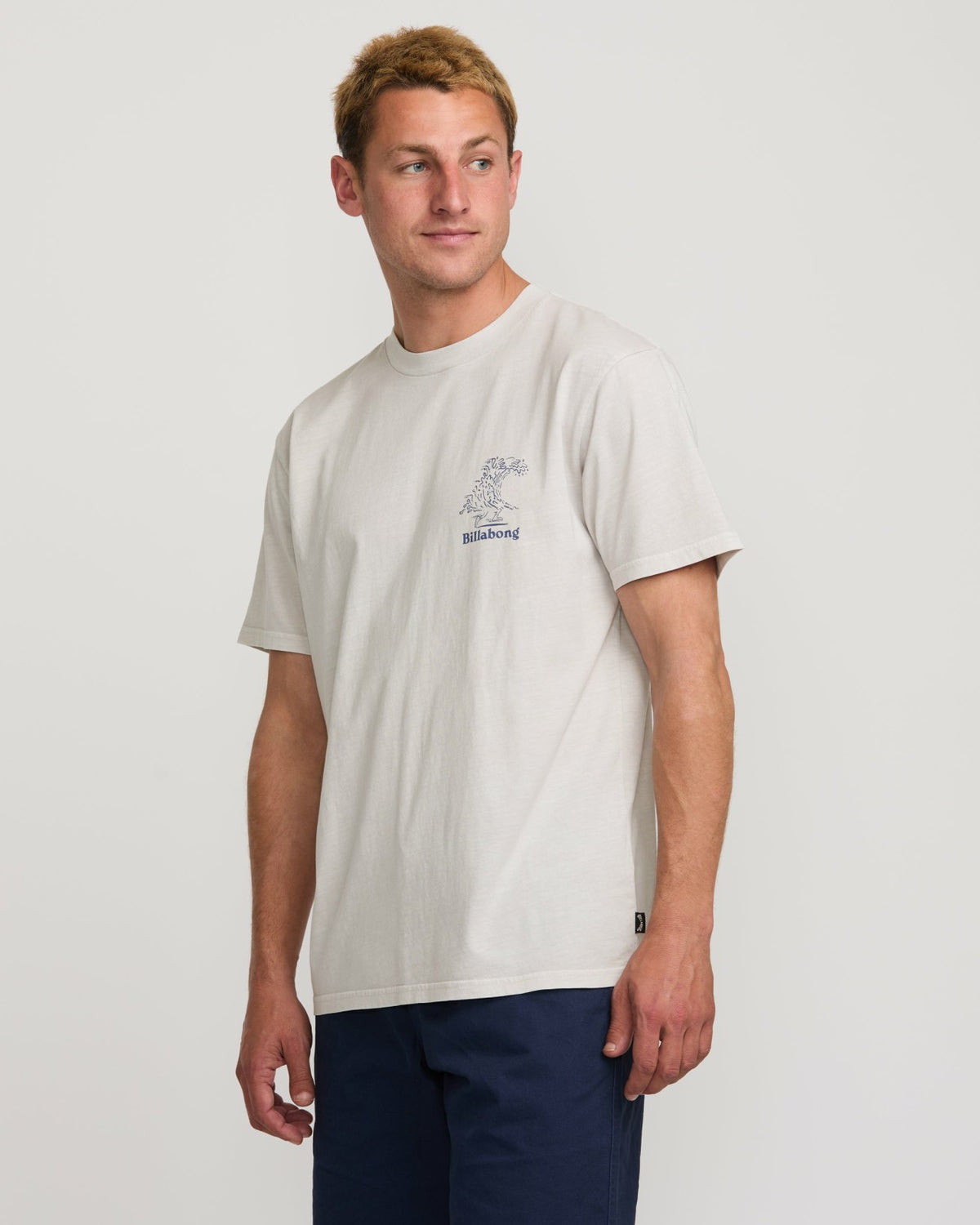 Catch One Premium Wave Wash Tee - Silver | Billabong